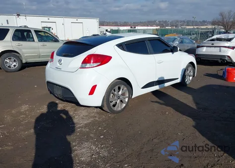2016 Hyundai Veloster из США, поврежденный, VIN KMHTC6AD8GU265434